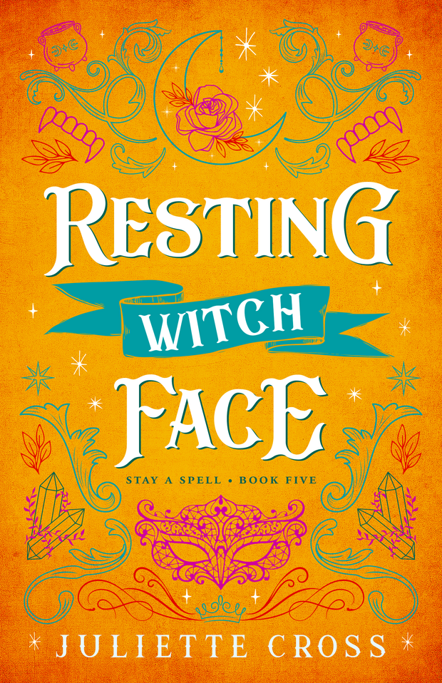 Resting Witch Face Book Cover